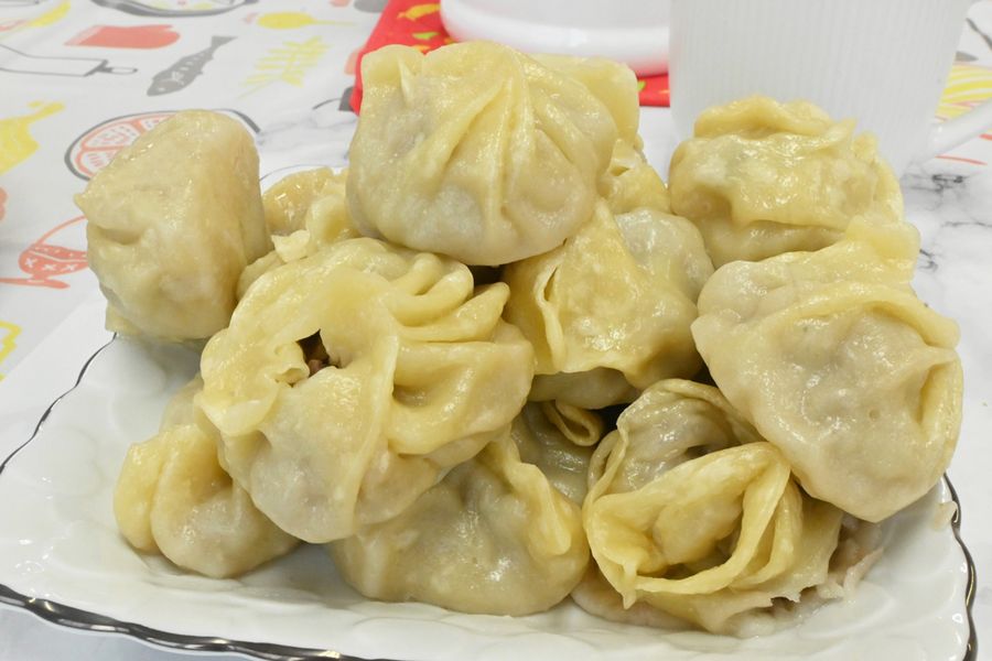 厚い皮がもちもちしているブーズ