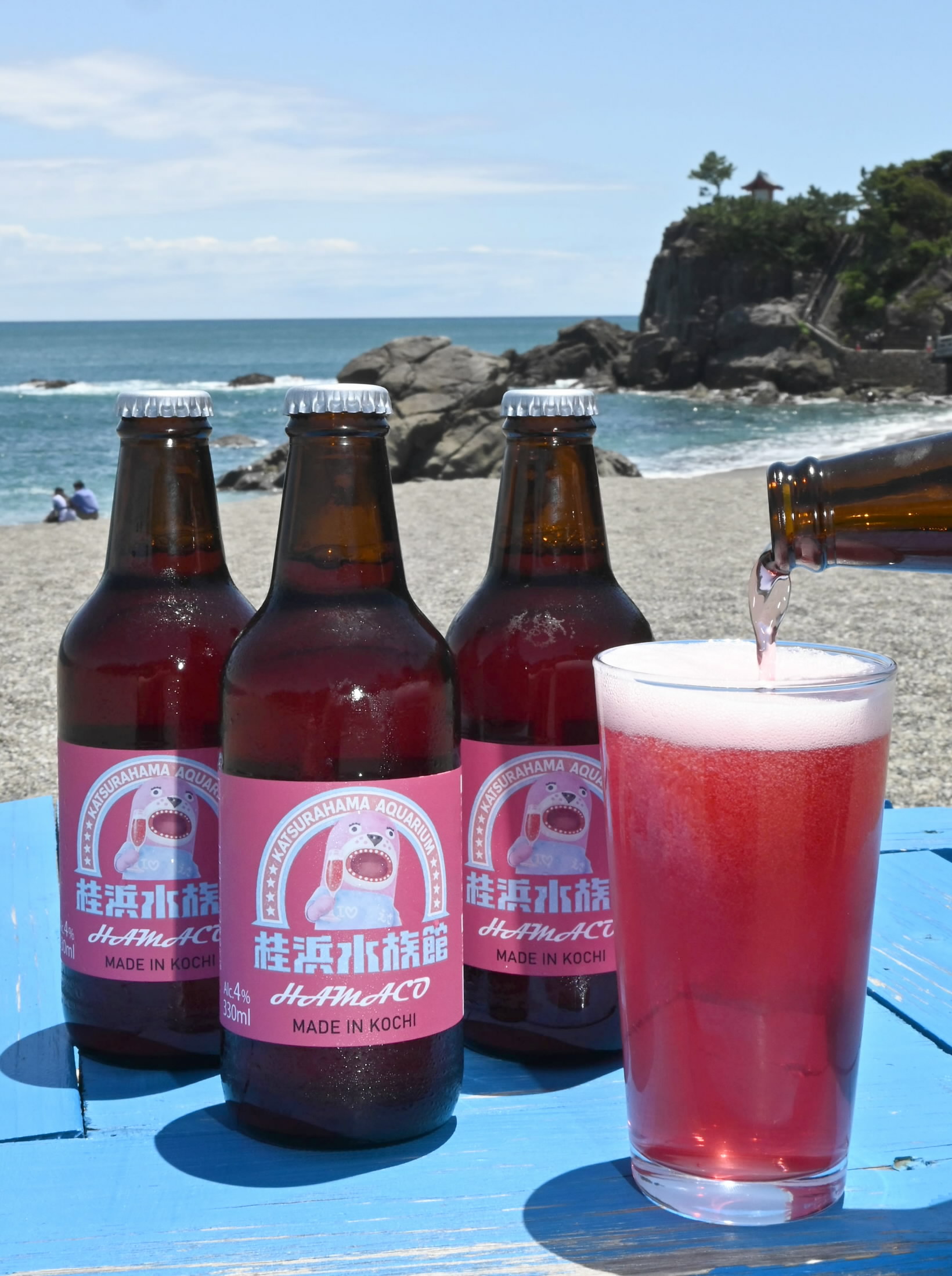 赤シソ＋海洋深層水＋ヨーグルト＝おとどちゃんのビール、どんな味
