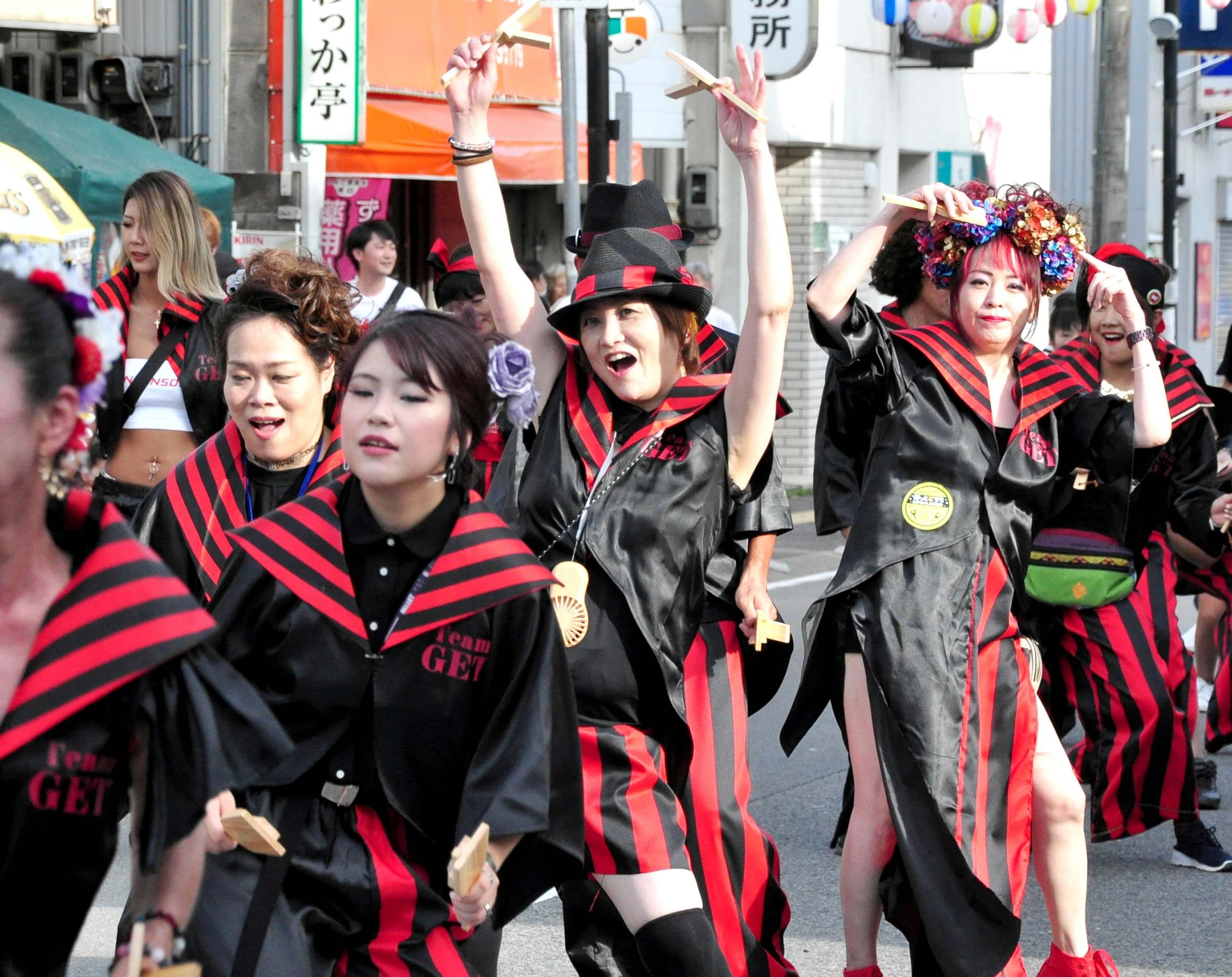 第73回よさこい祭り、198チームが参加 踊り子総数1万8千人