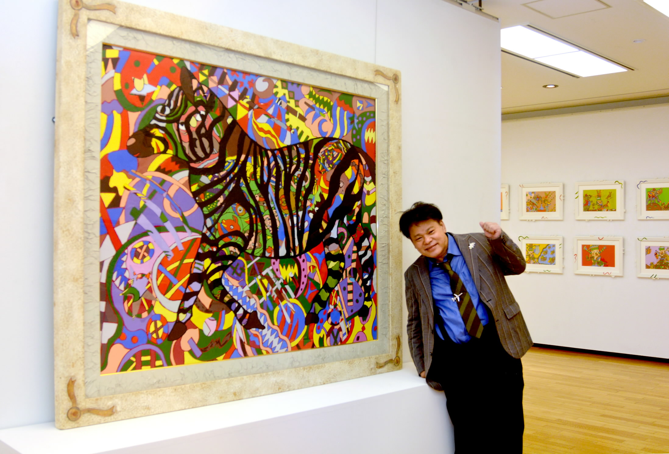 ジミー大西さん、高知で個展「やってる、やってる～！」 高知で暮らし