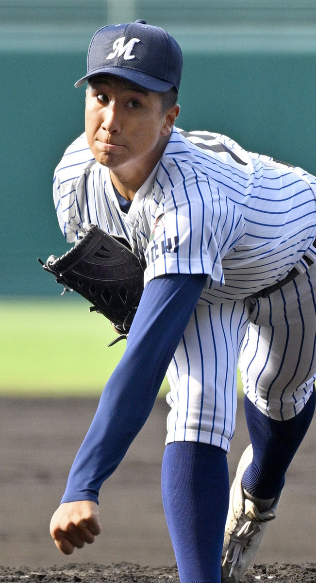 明徳2年・藤本が好投 制球光る「成長したかなと思う」 夏の甲子園