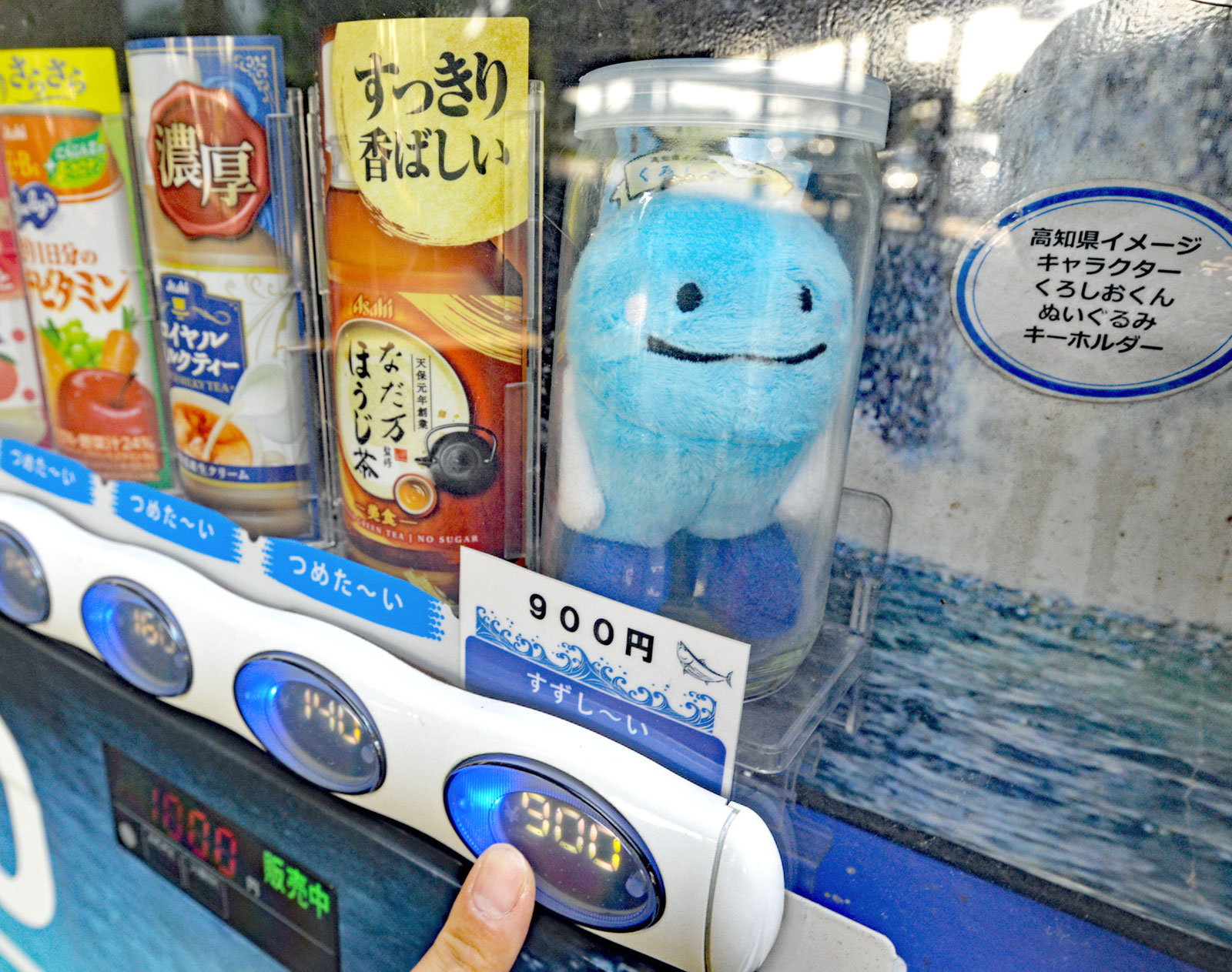 【希少・非売品】高知　くろしおくん　限定品　記念品　2002 平成　レトロ 自販機で冷え冷え SNSで話題【「すずし～い」くろしおくん】高知