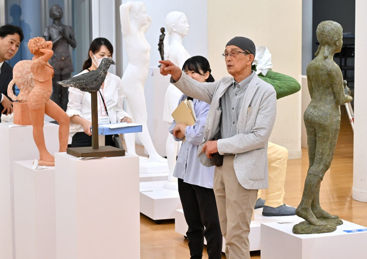 第80回県展 大賞に横山さん（彫刻）、三宮さん（工芸）、田村さん