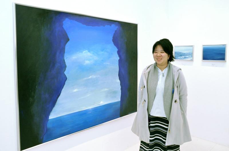 水辺の安らげる空気感 風景画 永野未来が個展 高知市 高知新聞