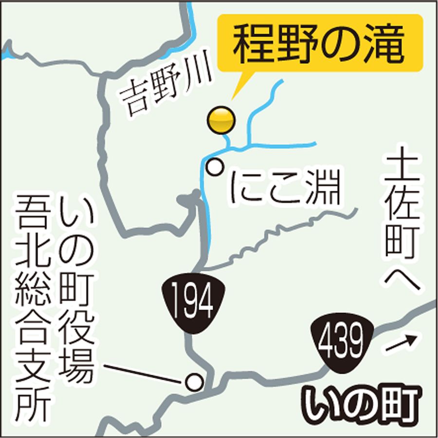 森散歩 程野の滝編 上 水底くっきり 高知新聞