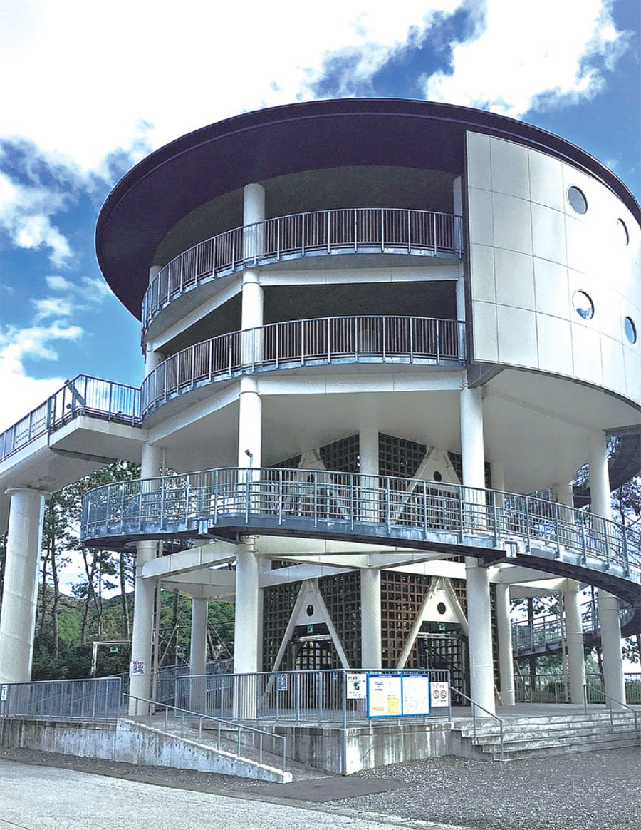 中土佐町久礼にある津波避難タワー「純平タワー」