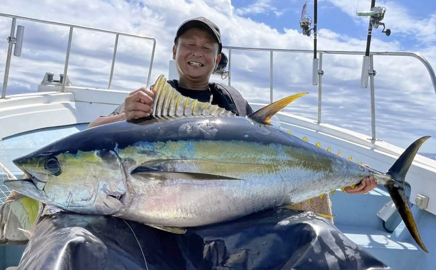 丸々太った魚体に大満足