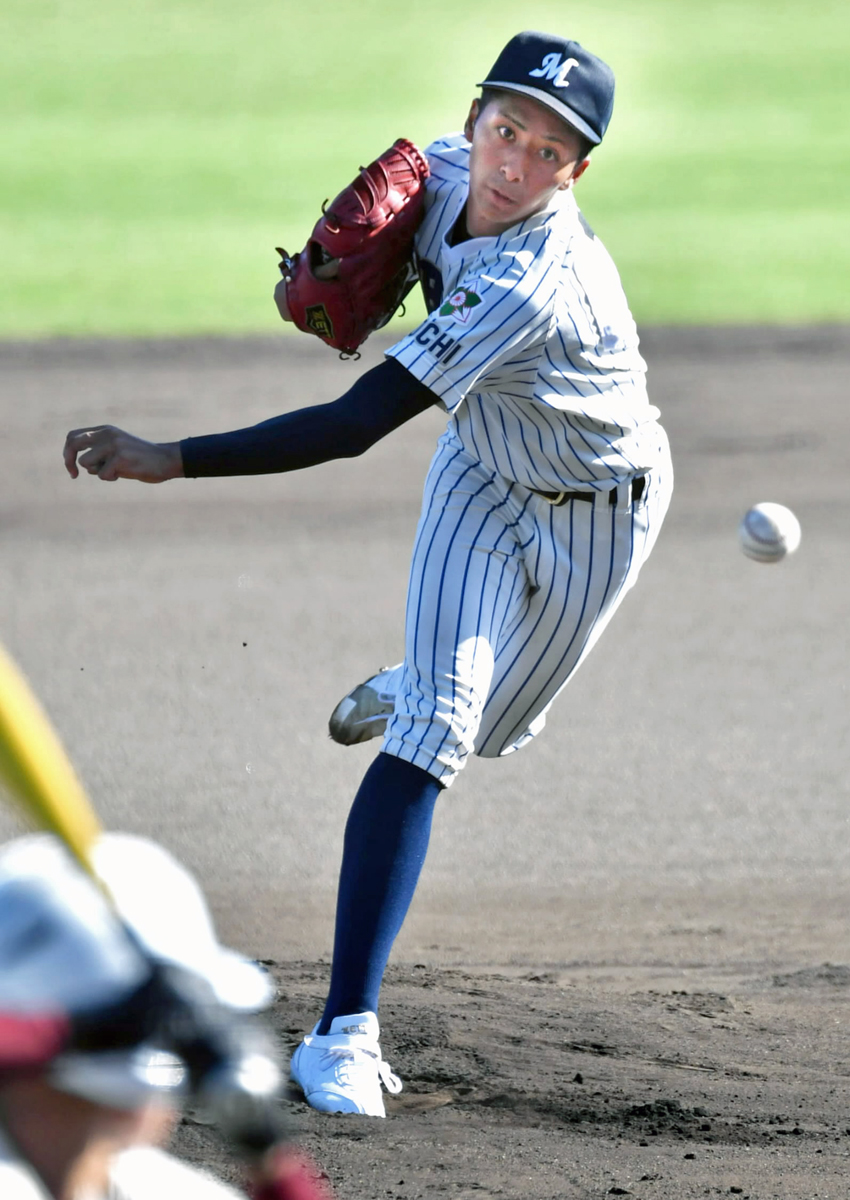 写真特集】巨人育成3位 明徳・吉村優聖歩の熱投を写真で