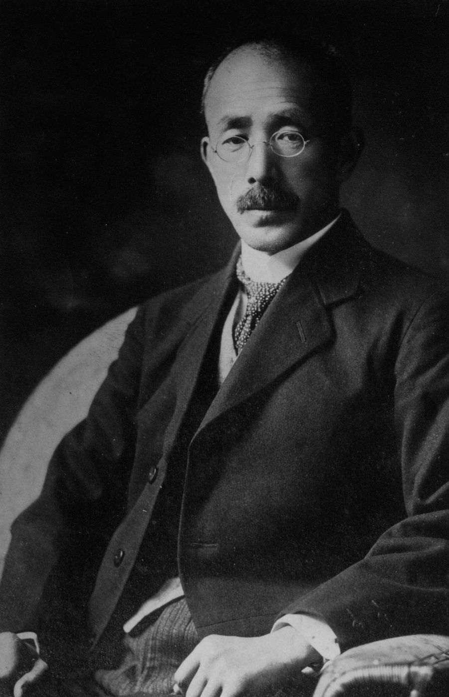 成蹊学園の創設者の中村春二（学校法人成蹊学園蔵）