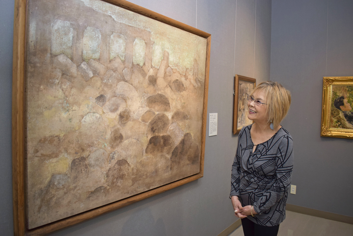 高知市出身、ローマで活躍の画家・蒔田さん遺作画を初公開 伊在住の妻