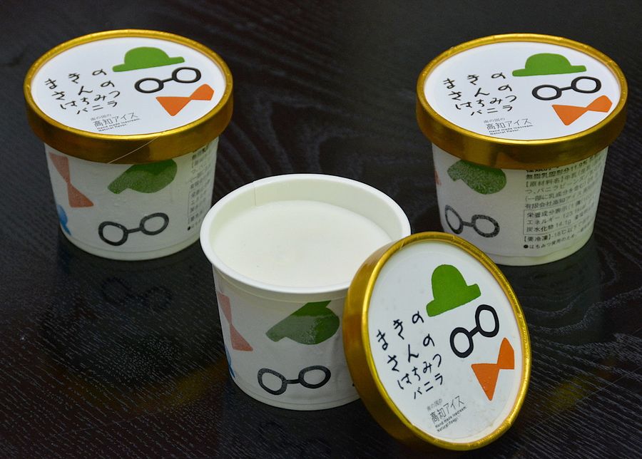 高知アイスが開発した牧野富太郎博士をモチーフにしたアイス