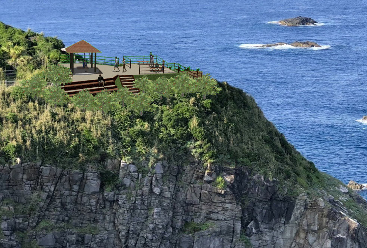 足摺岬「天狗の鼻」に新展望広場 高知県土佐清水市、9月に利用開始