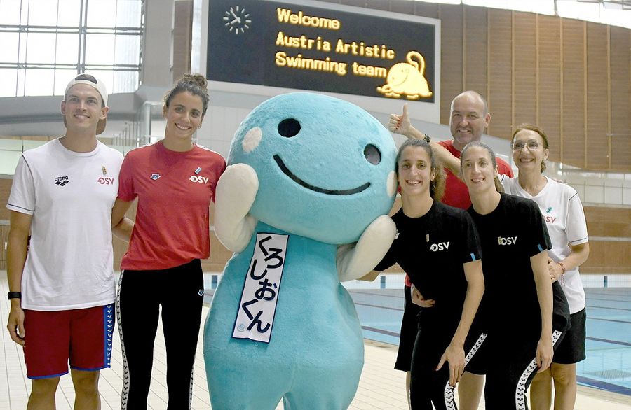 世界水泳で好成績を 欧州2カ国が高知合宿 オーストリアチームが第1陣 高知新聞