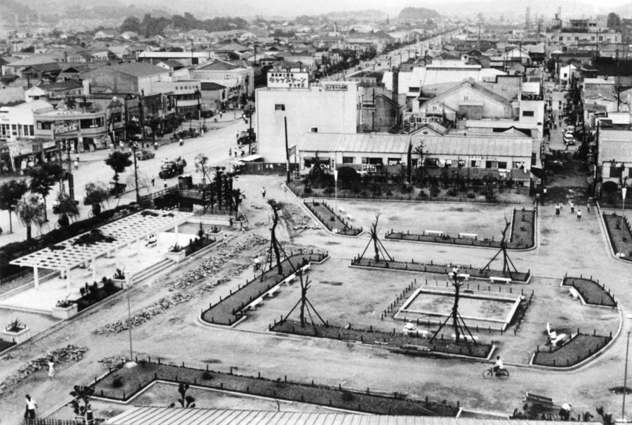 昭和３２年（１９５７年）の中央公園