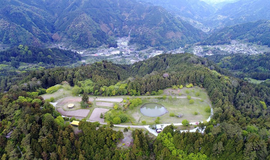 星（隕石（いんせき））が落ちてできたと伝わる星ケ窪（仁淀川町長者）