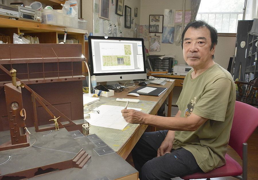 「牧野植物園で、コンクリートに植物がふわっと張り付いた風景が印象に残った」という水谷雄司さん（高知市塚ノ原）