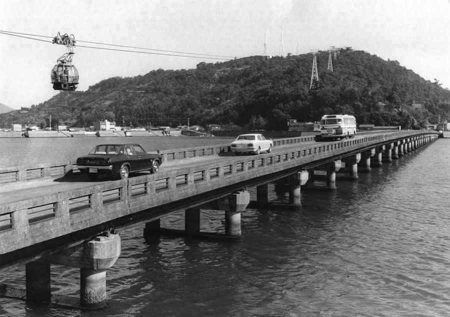 昭和52年(1977年)の青柳橋