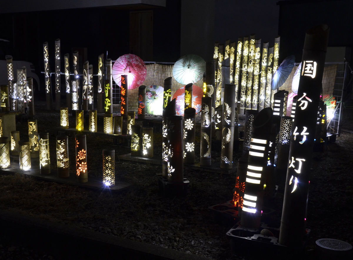 竹灯籠　〜〜和連〜〜 竹灯籠〜〜和連〜〜