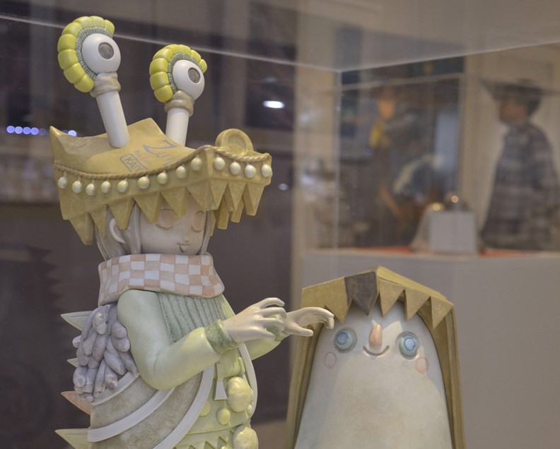 海外作家様作　ハンドメイドフィギュア 造形家・かたやまひろしさんが海外作家とコラボ 海洋堂SFで