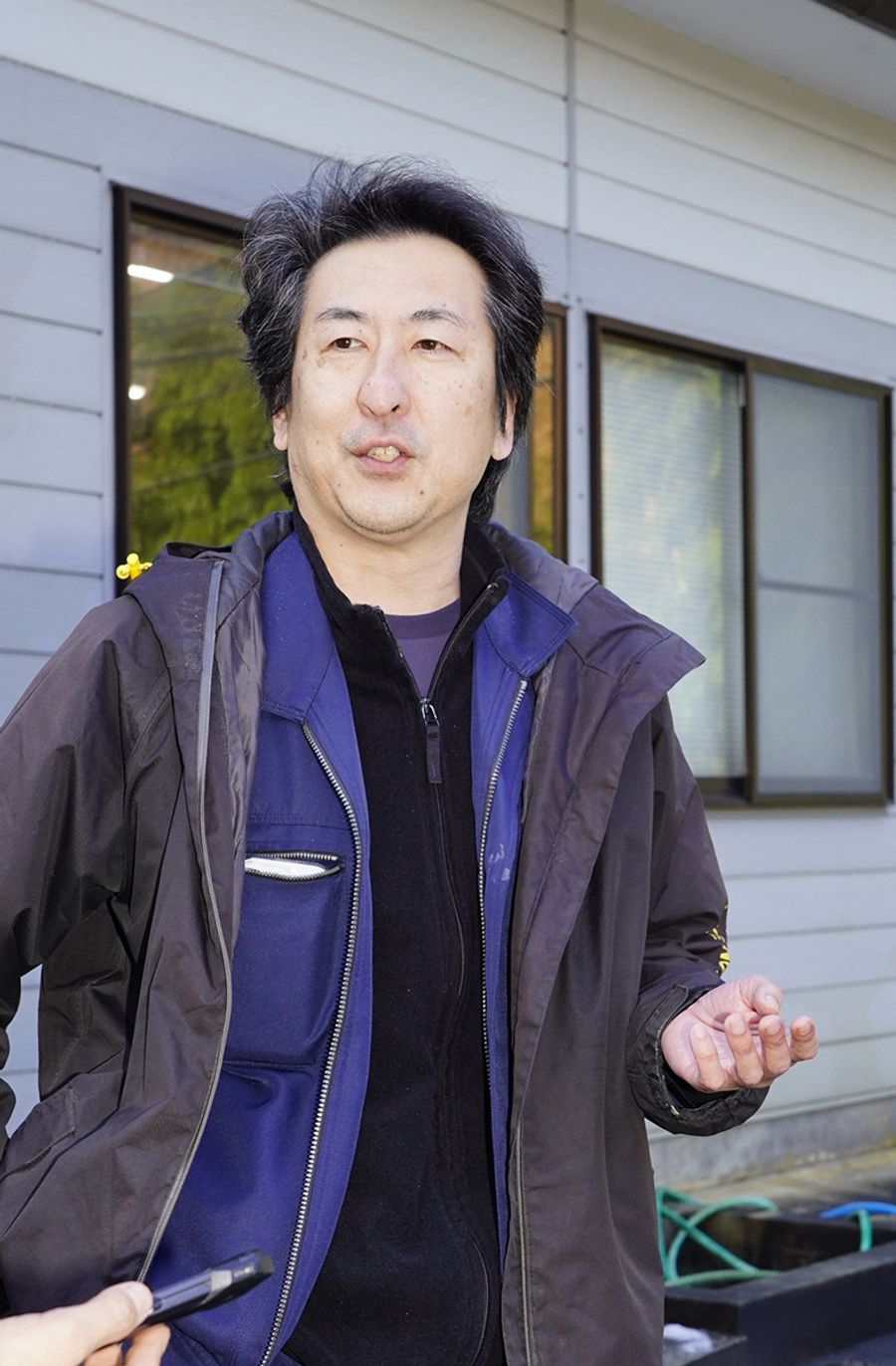 被災時の状況を語る苗代勇仁さん