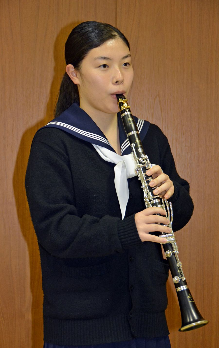 基礎から学び直して臨んだという山本花乃さん（四万十市の中村高校）
