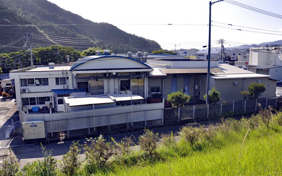 老朽化し建て替えが検討されている四万十市営食肉センター（四万十市不破）