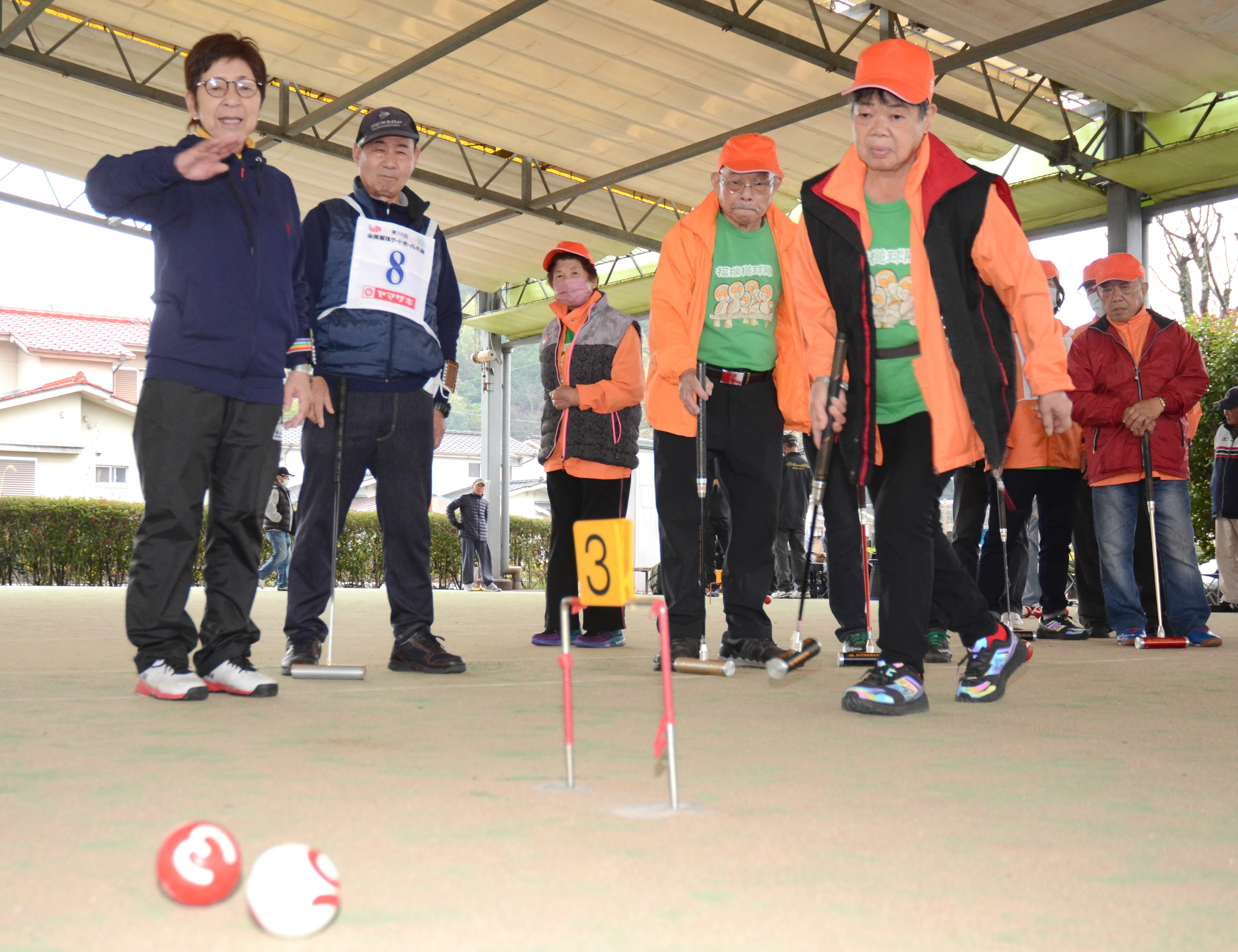 台湾旅行客がゲートボールで交流 県内愛好者と和気あいあい 高知県南国