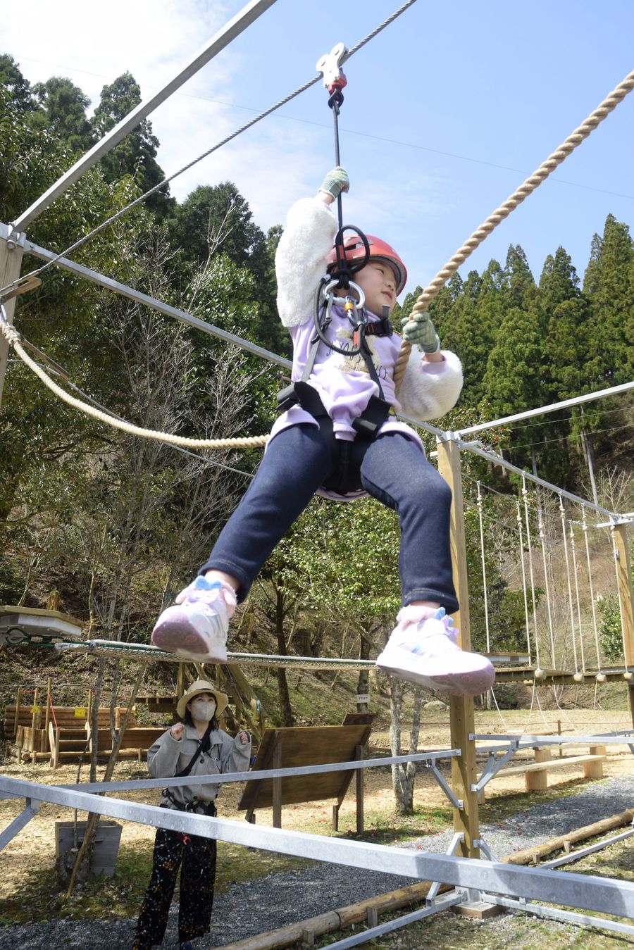 ちょっとどきどき、小さな子どもも冒険気分のキッズコース（津野町芳生野乙）