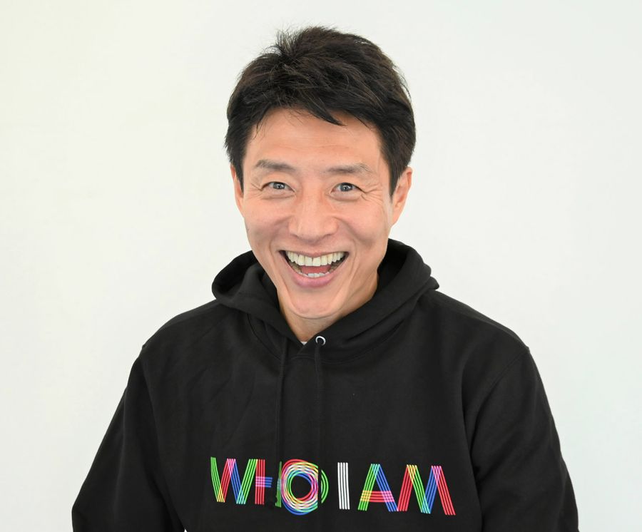 ココハレの独占インタビューに応じた松岡修造さん（高知市北川添のＵプロジェクト）