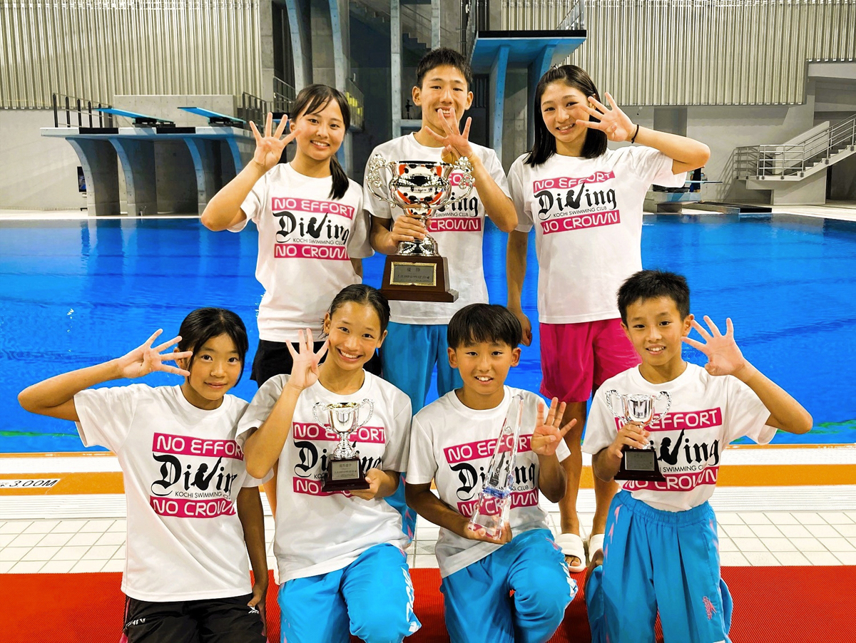 浜田、1メートル板連覇 男子最優秀選手に 飛び込み・JOCジュニア