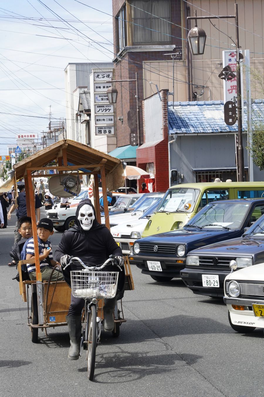 街を昭和の雰囲気で彩ったイベント「ゑびす昭和横丁」（香美市のえびす商店街）