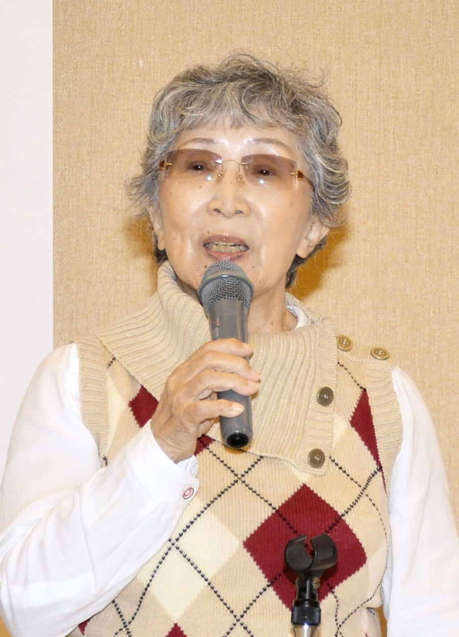 スクールセクハラ防止の重要性を語る亀井明子さん（高知市本町５丁目の高知会館）