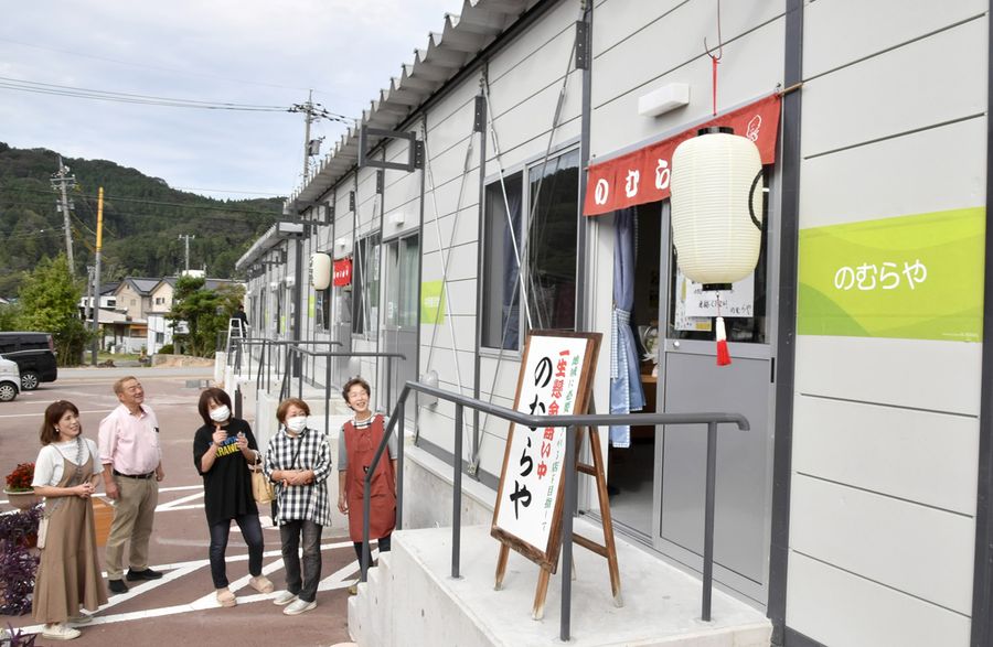 輪島市門前町に完成した仮設店舗