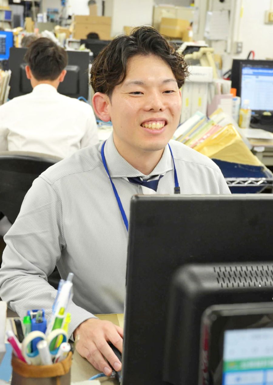 「保健師の業務は幅広い。まだまだ勉強中です」と語る田上裕貴さん（高知県庁）