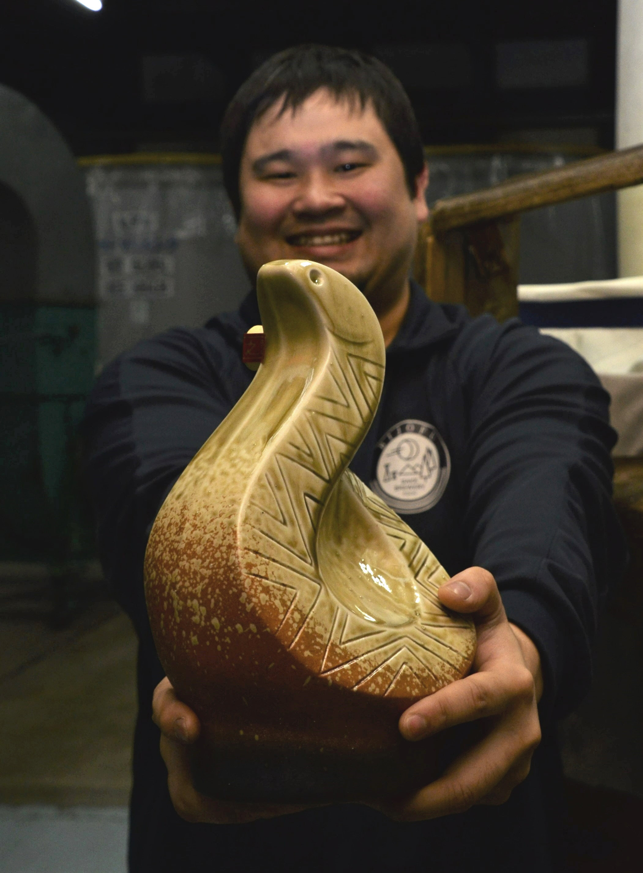 蒲池窯造 琵琶香合 巳年 蒲池窯造 琵琶香合 巳年 - メルカリ