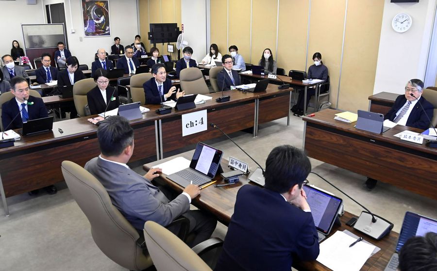 「少女と白鳥」の調査結果などが報告された県議会危機管理文化厚生委員会（河本真澄撮影）