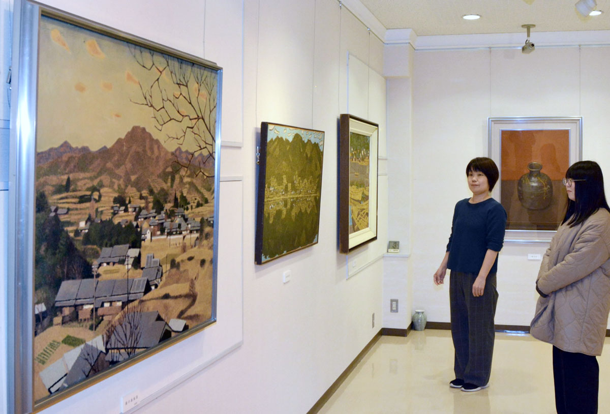 洋画家・中沢竹太郎の油彩並ぶ 5年ぶり作品展 四万十町立美術館