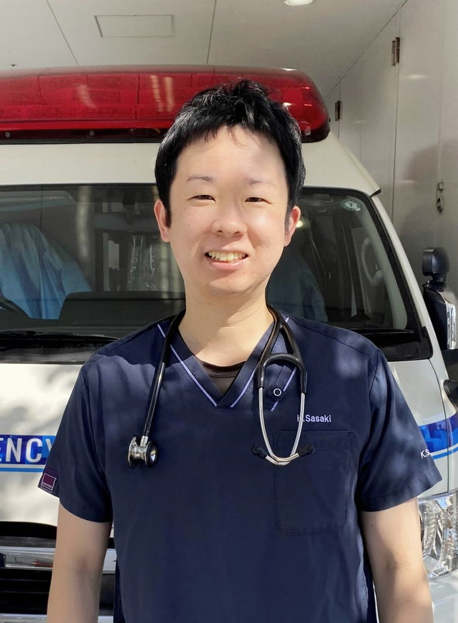 農協職員として勤務していた馬路村での救命講習会を企画した医師の佐々木康介さん（高知市の近森病院）