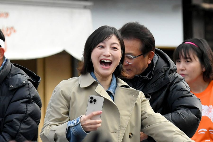 「高知龍馬マラソン2025」で大会ゲストを務めた広末涼子容疑者(2月16日)