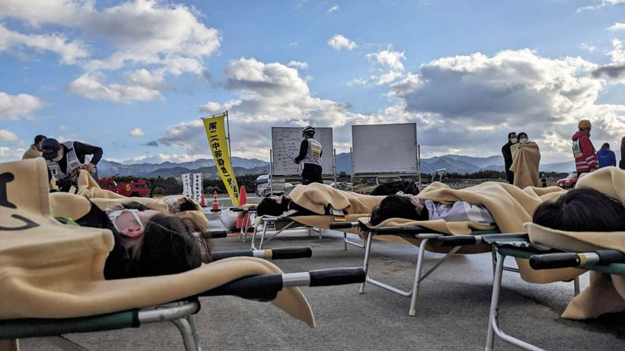 四国DMASメンバーも参加した高松空港での訓練(2023年11月)