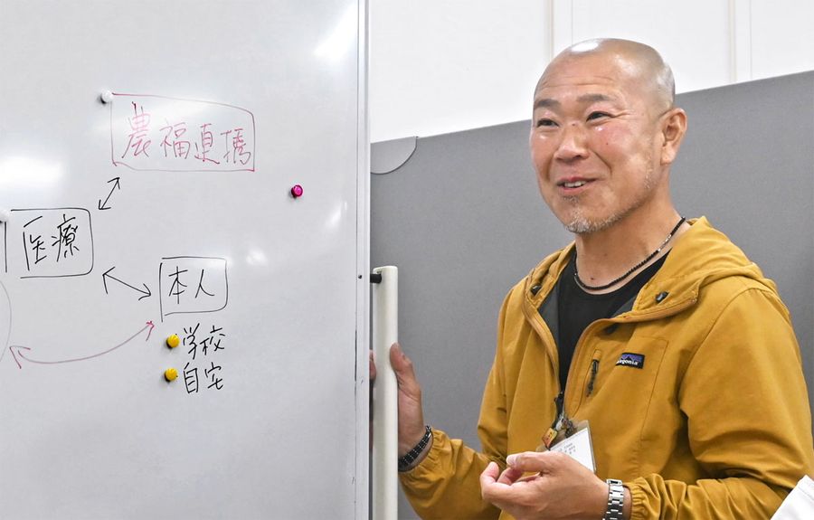 県庁から民間病院に転職した公文一也さん（芸西村和食甲）