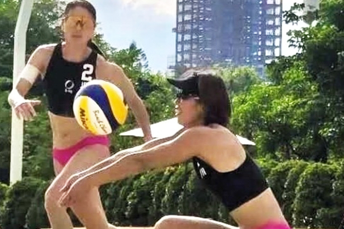 ビーチバレー松村美由紀（高知市出身）組、完全優勝！予選から1セット