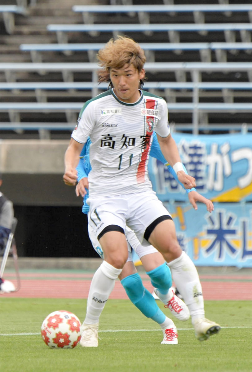 J3得点王・小林心、J2ベガルタ仙台へ移籍 高知ユナイテッドの