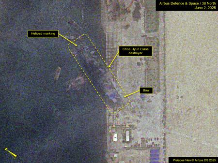 横倒し駆逐艦、直立に 北朝鮮、衛星画像で判明 | 高知新聞