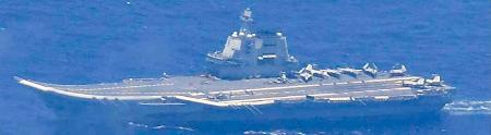 中国戦闘機、海自機に接近 太平洋上、空母から発艦 | 高知新聞
