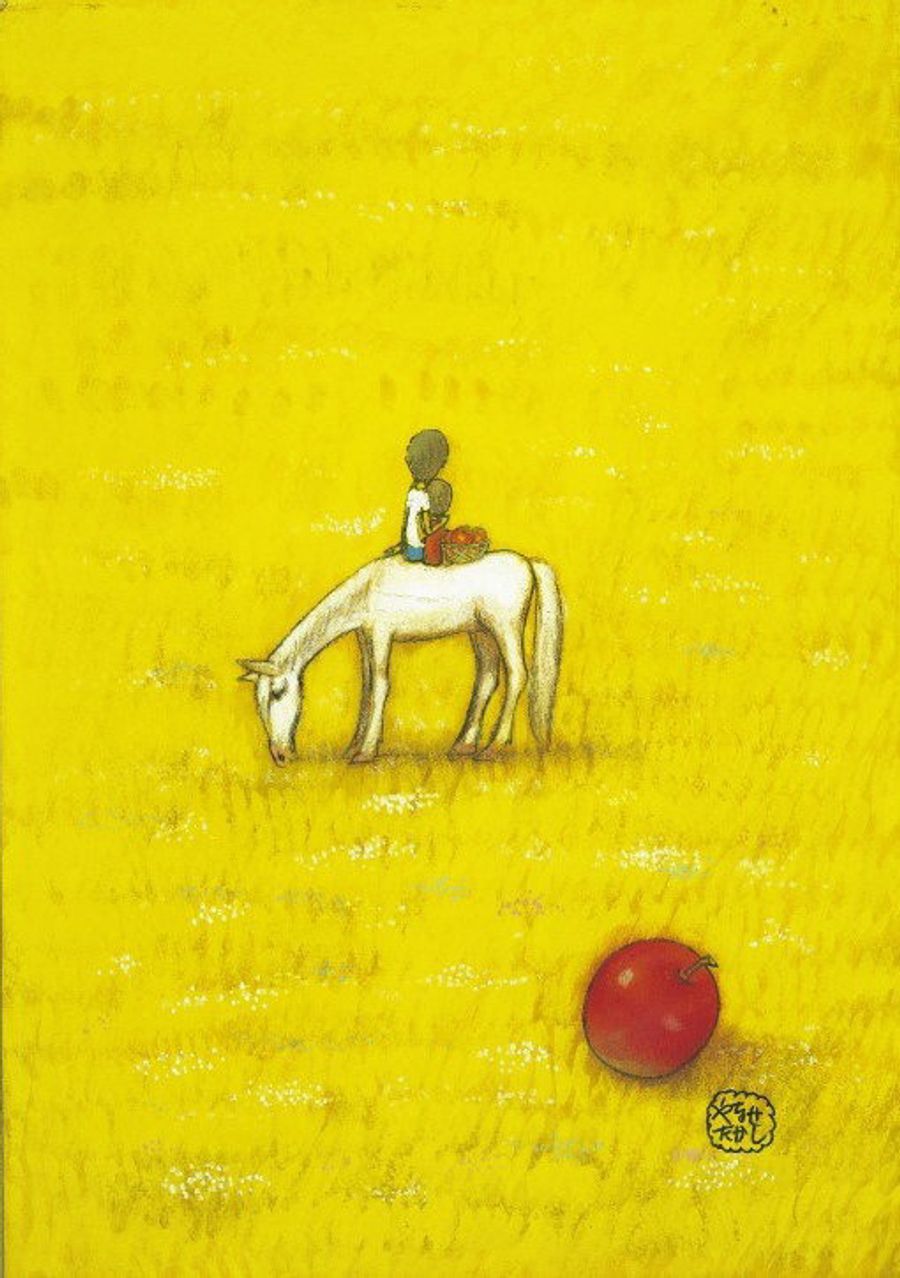 やなせたかし「いつのまにか黄色い草原の秋の号」（ｃ）やなせたかし