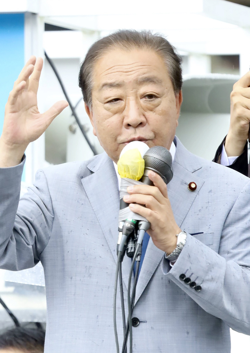 物価高対策で消費減税訴え 立民・野田代表が徳島入り―2025参院選高知