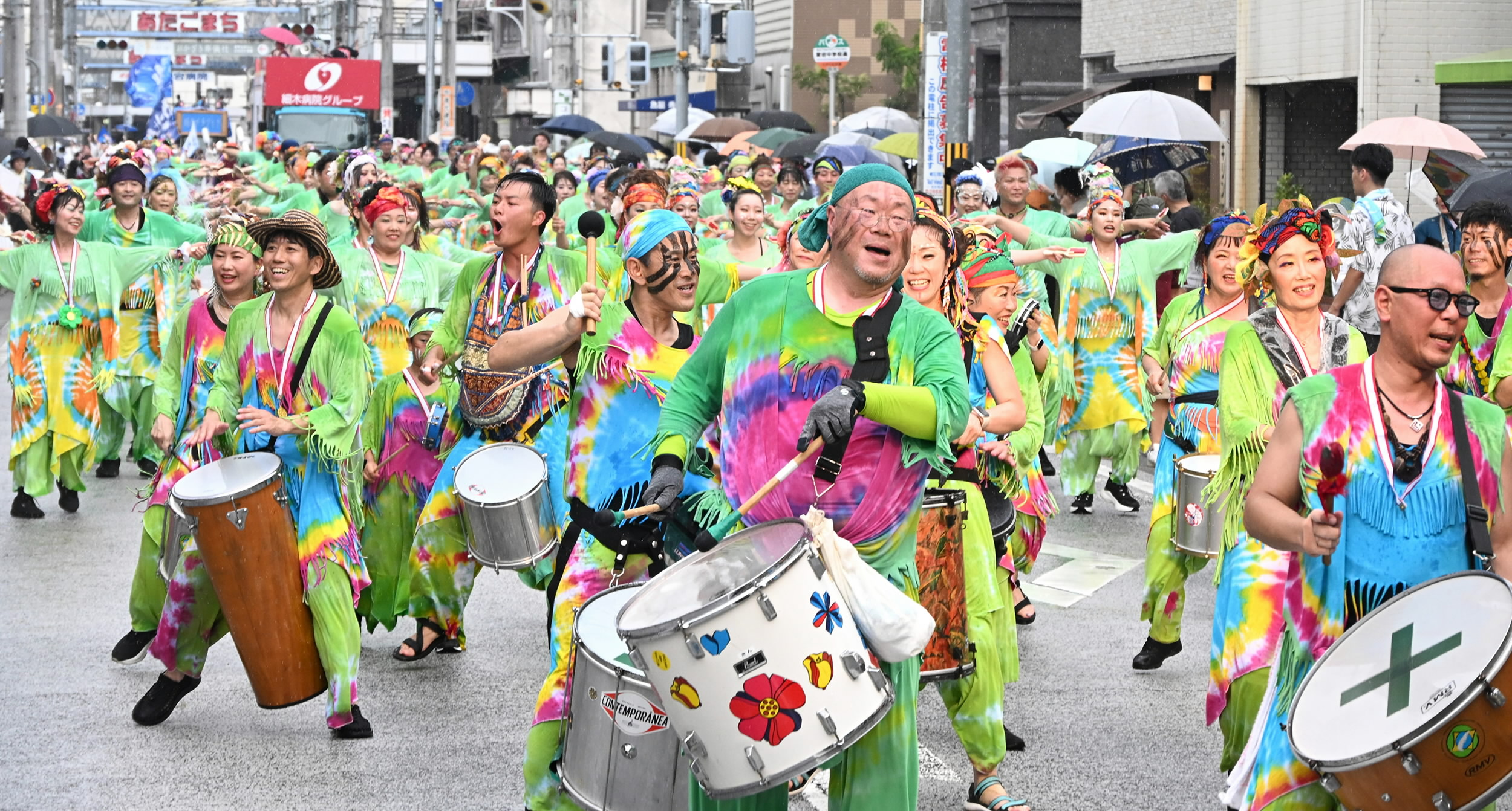 生バンドのリズムを忘れない名物チーム「obrigado花山海」16回目