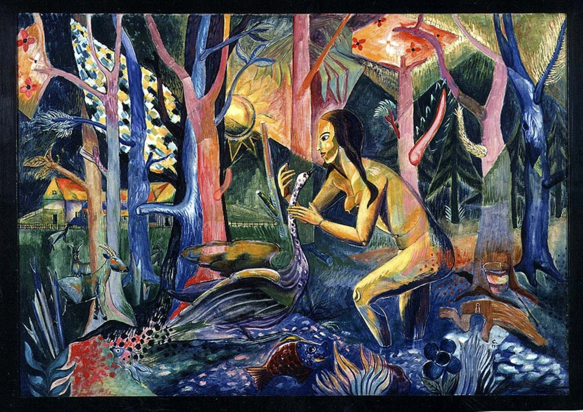 贋作を持つ美術館で、贋作を考える 高知県立美術館が「少女と白鳥」を