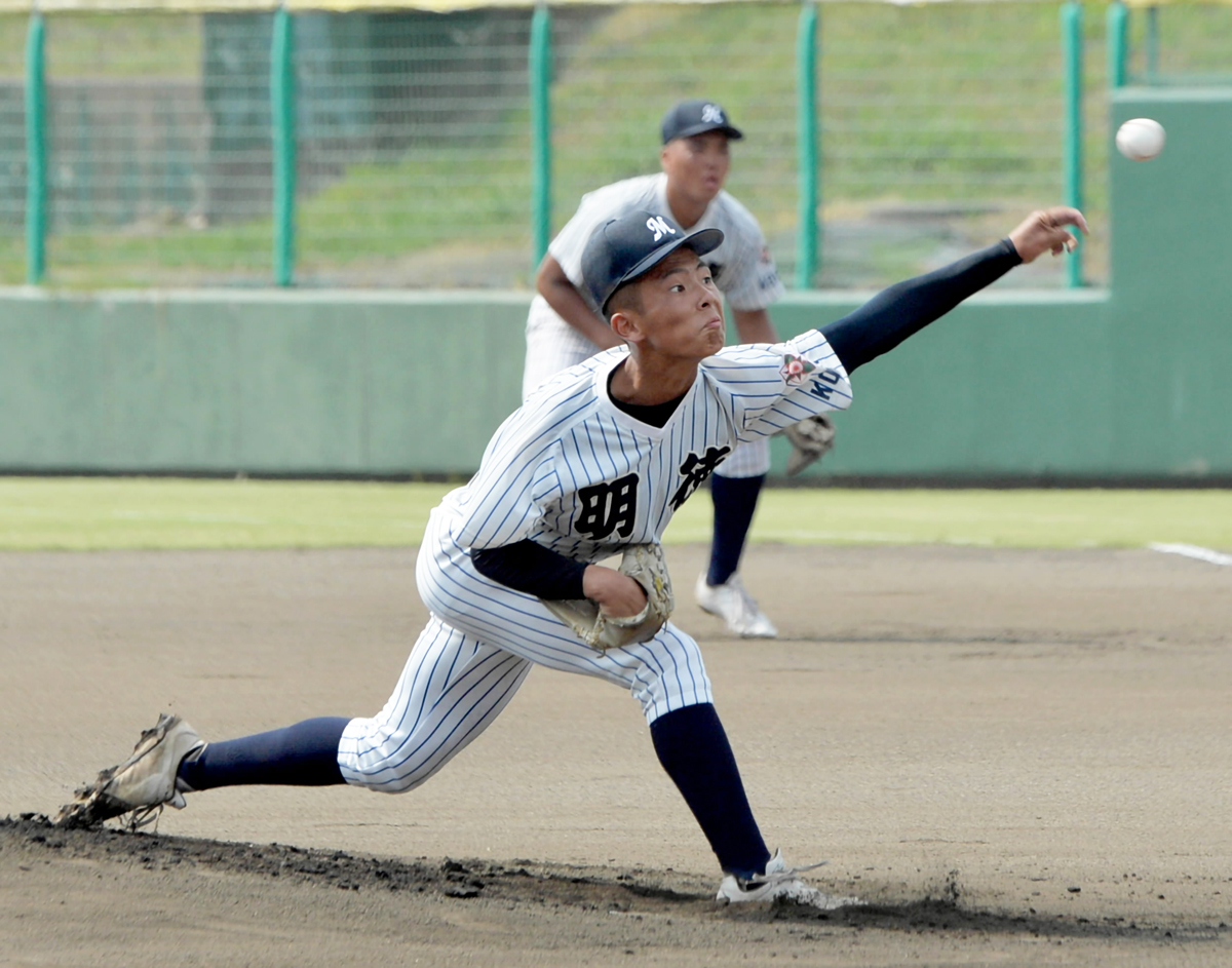 明徳義塾3連覇、中央破る 左腕松下、3安打完封―高知県高校野球新人戦